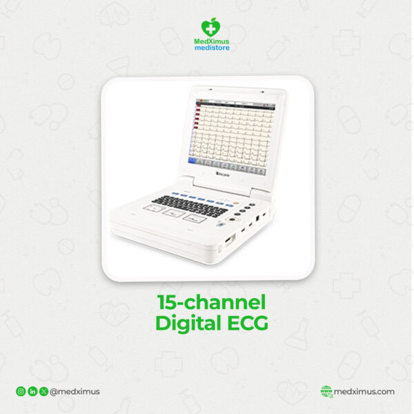 15-Channel Digital ECG Machine
